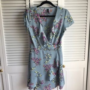 Floral Wrap dress